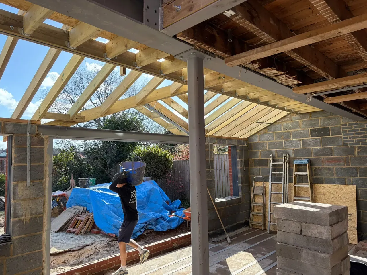 Rear Extension — Steel & Masonry