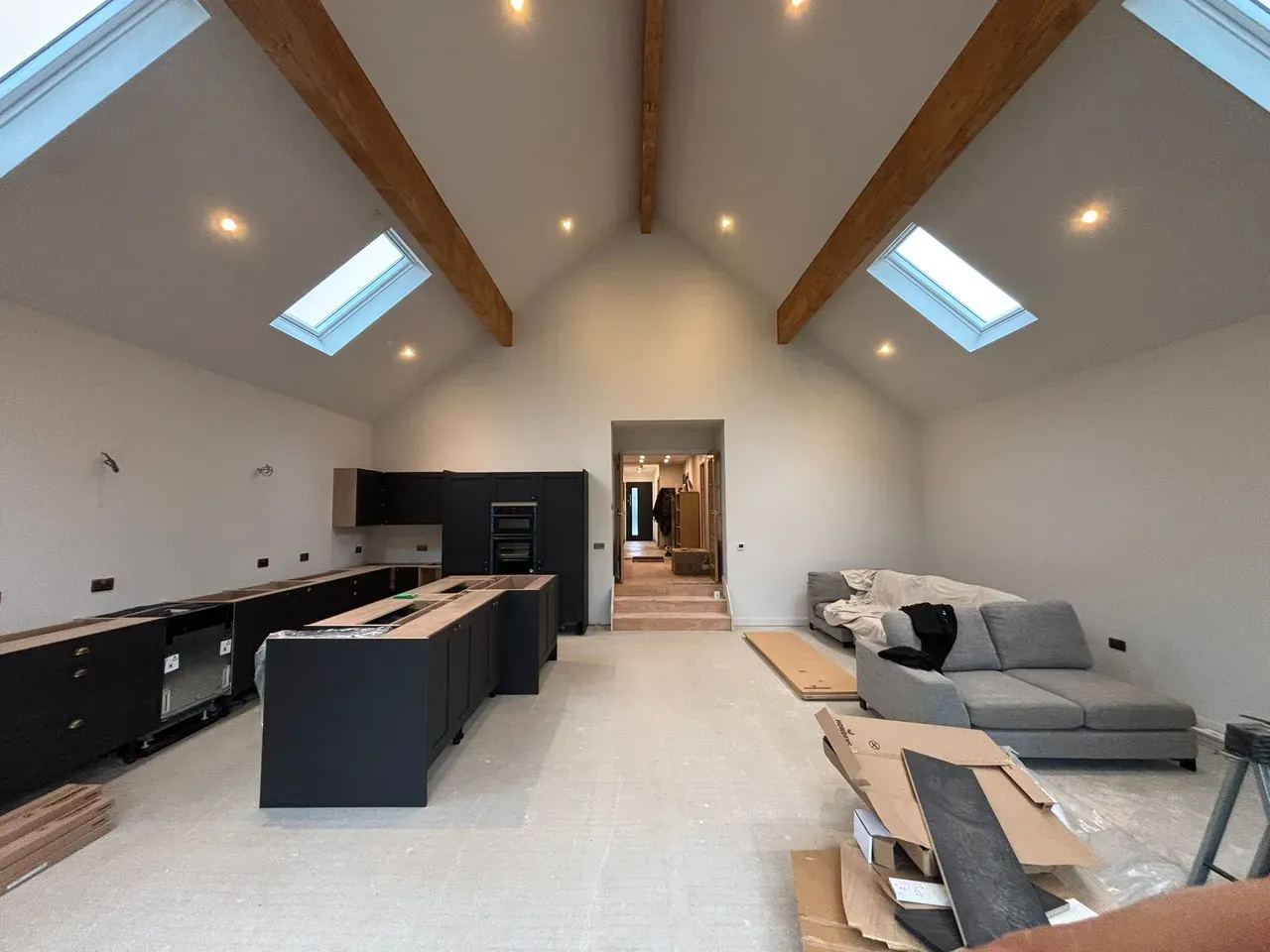 Vaulted Kitchen Extension — site photo 3