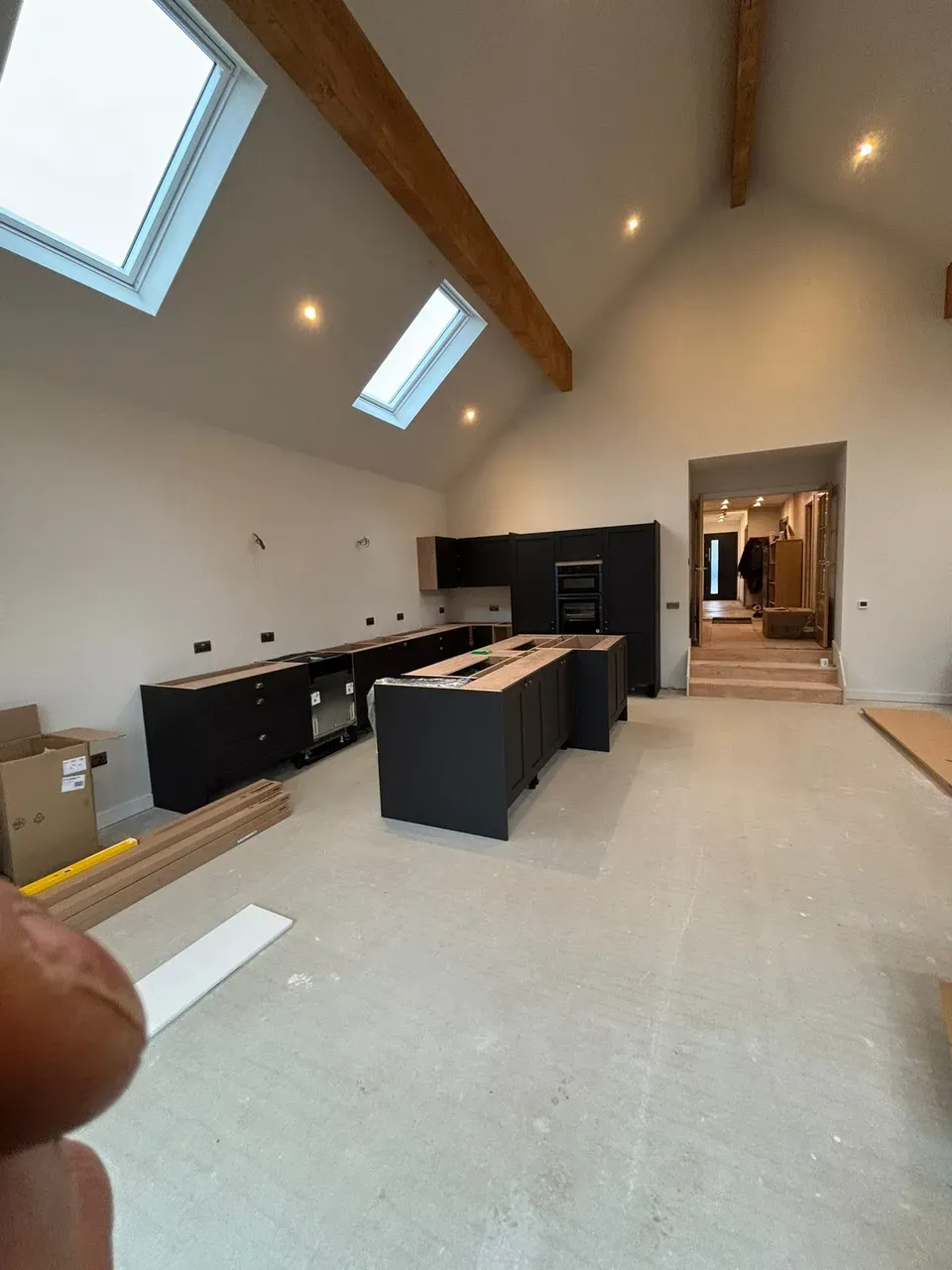 Vaulted Kitchen Extension — site photo 4
