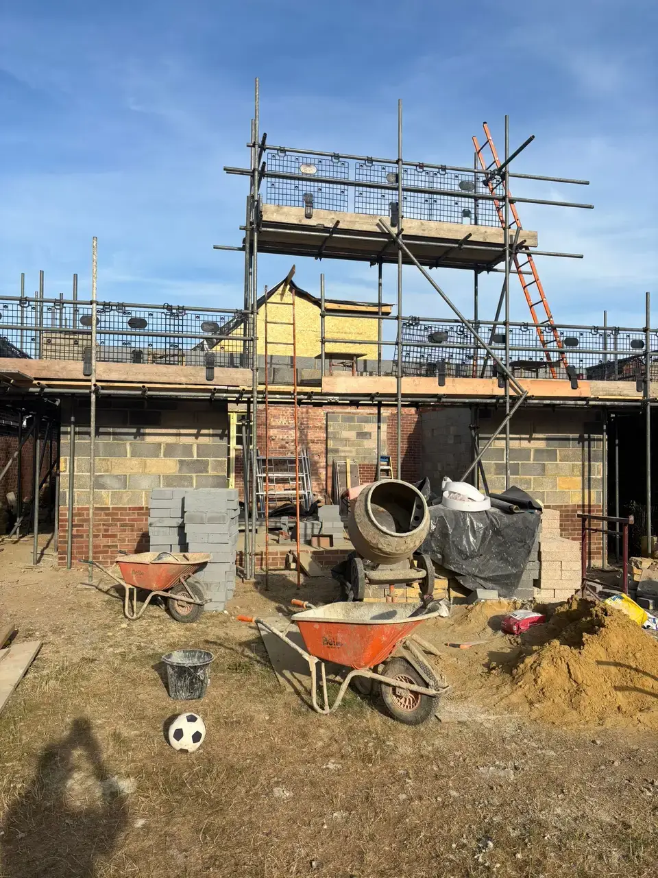 Vaulted Kitchen Extension — site photo 10