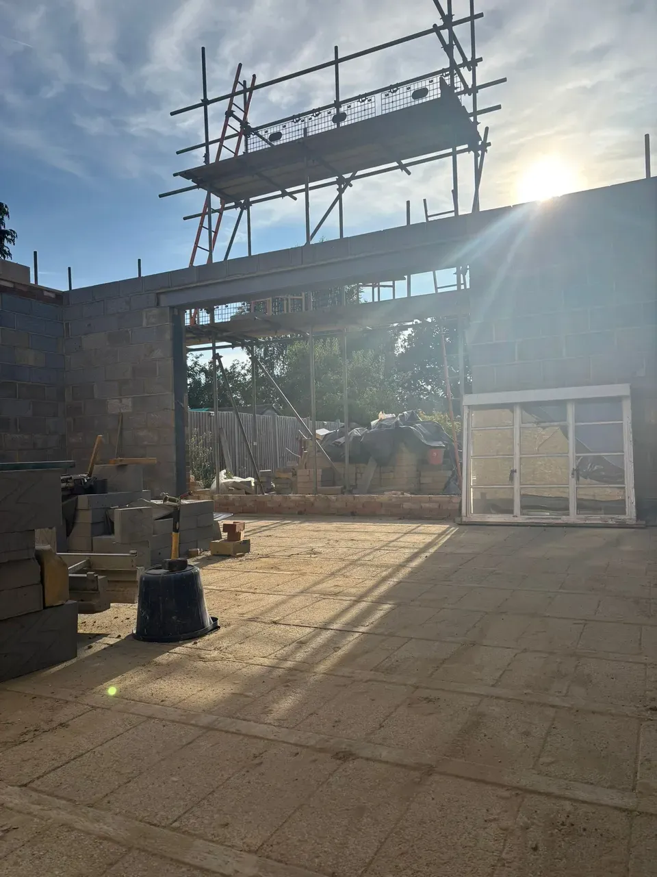 Vaulted Kitchen Extension — site photo 11