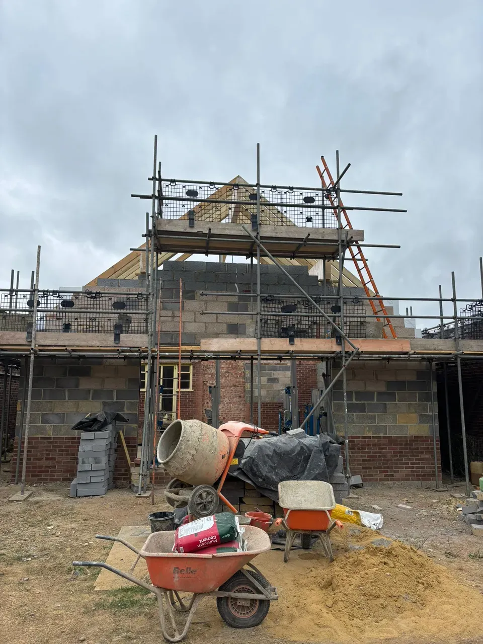 Vaulted Kitchen Extension — site photo 12
